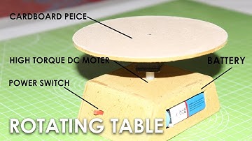 DIY- SIMPLE ROTATING TABLE | lazy susan