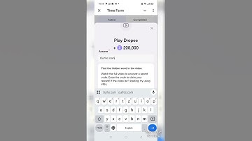 Today time farm video code play Dropee join now link #airdrop #code #timefarmanswer #ytshorts