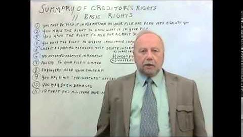 Credit repair Services - Chapter 20: 11 Basic Creditor