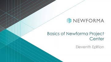 2016 03 01 12 04 RMA  NPC100 Basics of Newforma Project Center