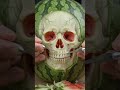 Insane Skull Watermelon CarvinglHyper-Realistic 3D Fruit Art Time-Lapse #Shorts #ai #viralvideo