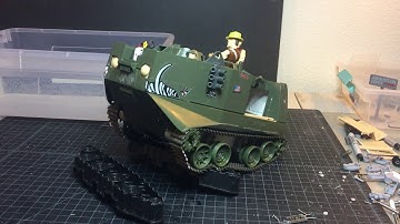 Gijoe Warthog Aifv Rc conversion testing, work in progress