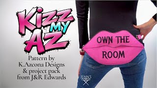 Kizz My Az-lip shape convertible bag-collab with K.Azcona Designs and J&R Edwards for a project pack