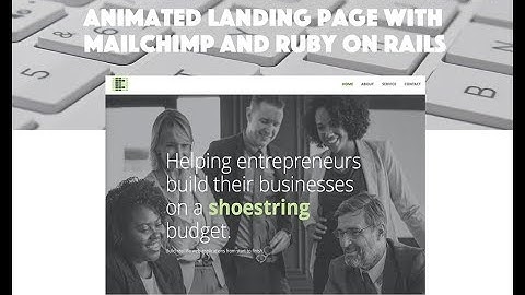 Build a Responsive and Animated Landing Page with Rails | 7. Update Home Section