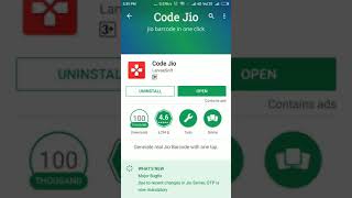 New process code generat code jio app screenshot 2