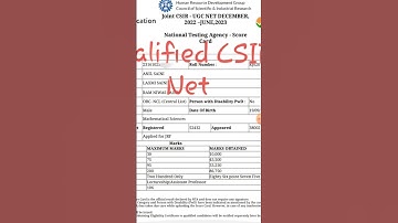 csir net mathematics result #csir #maths #exam #motivation#ytshorts #viral