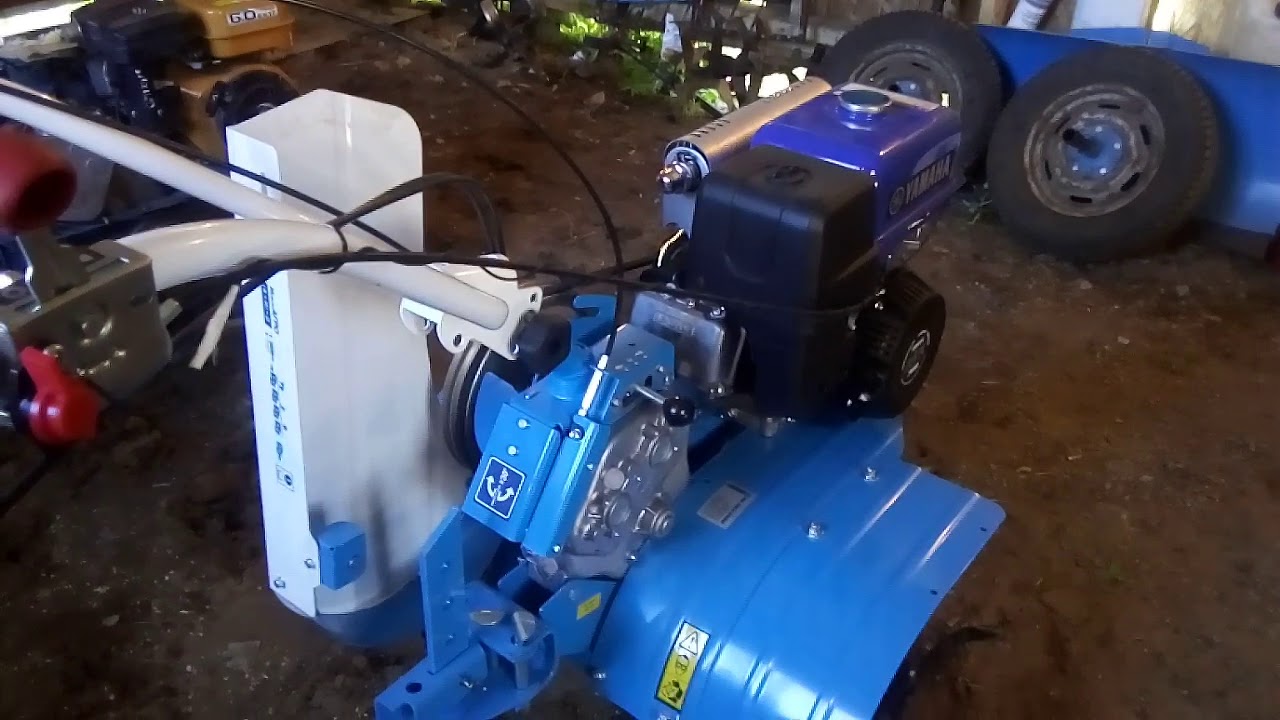Мотоблок Нева МБ23 МультиАГРО Yamaha MX300 Pro - YouTube