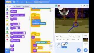 How to make a simple Scratch Game ( catch the bat )