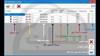 برنامج تقسيم سرعة الانتر نت Selfishnet