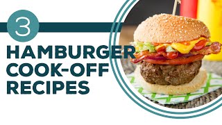 Full Episode Fridays: Burger Showdown - 3 Hamburger Cook-Off Recipes