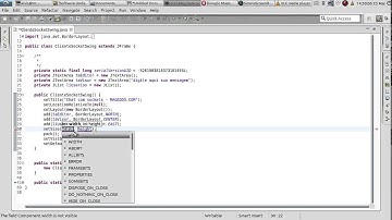 008.1 Criando a tela do chat - Fazendo um chat com sockets java