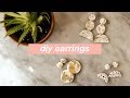 DIY Statement Earrings: How to Make 3 Easy Geometric Clay Earring Projects