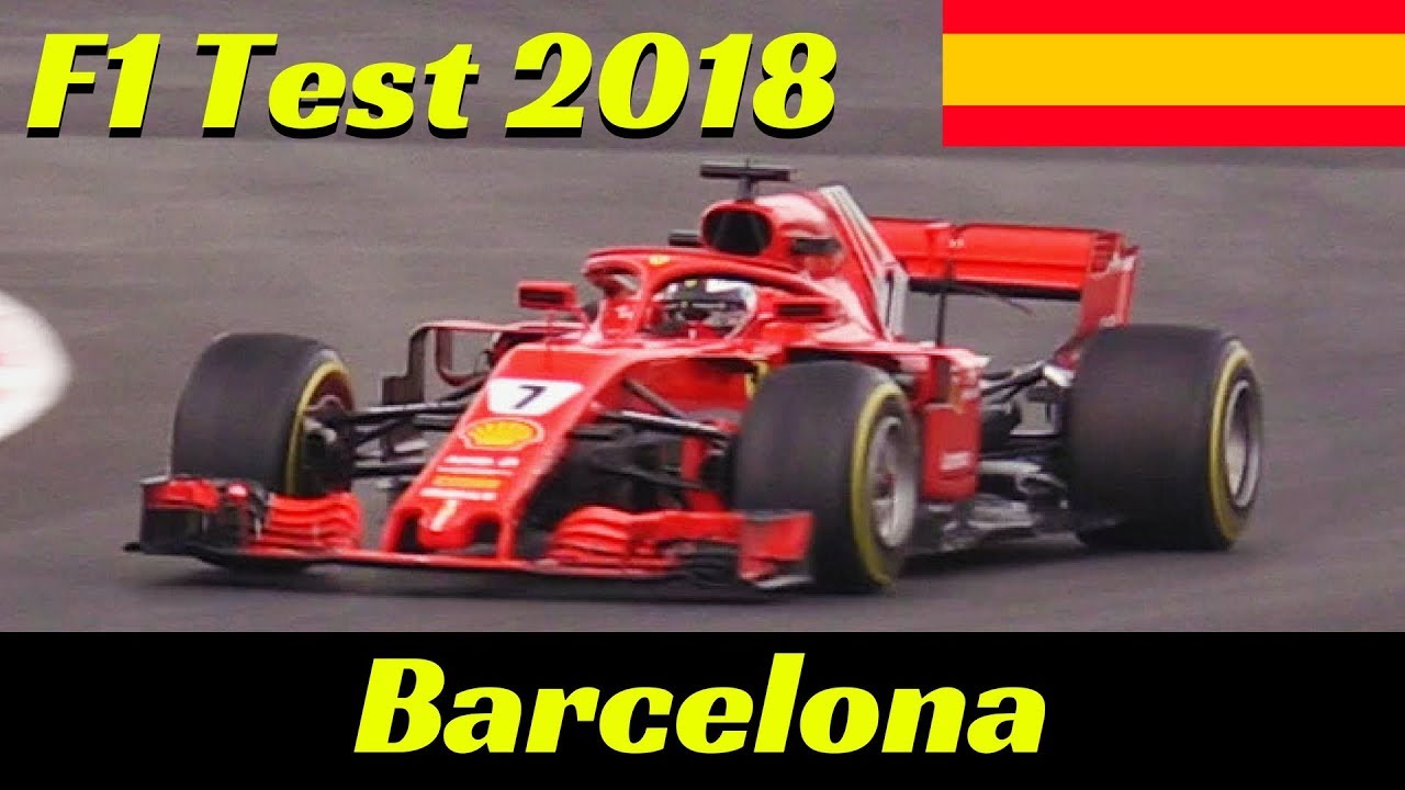 Formula 1 Pre Season Test 18 In Spain Montmelo Day 1 Highlights Sparks Action Youtube