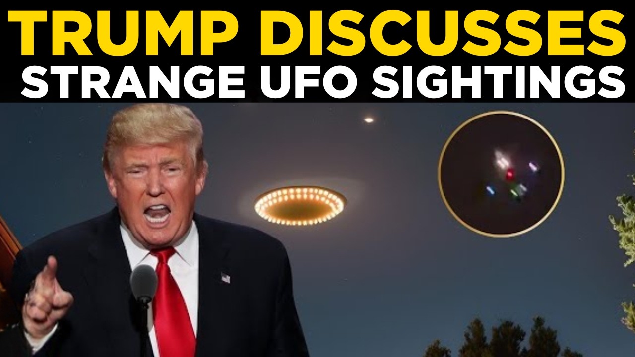 TRUMP UFO HEARING LIVE | President Recounts Mysterious Experience in Shock Testimony  | World News