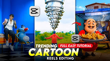 Instagram Trending Doraemon,Oggy,Motu Patlu Reels Editing | Ai Video Editing | Cartoon Reals Editing
