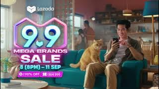 Shop guilt-free on Lazada 9.9 Mega Brands Sale from 8 Sep (8pm) - 11 Sep!