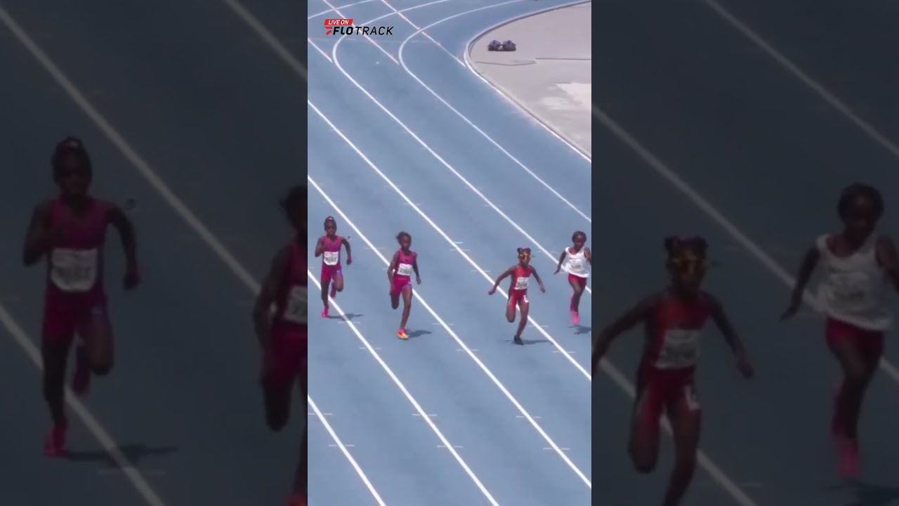 New National Record In Girls 8 And Under 100m At AAU Junior Olympics 2023