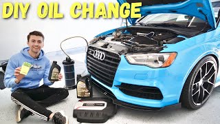 Audi S3 8V FIRST OIL CHANGE! A DIY Guide to Keep Your A... | Doovi