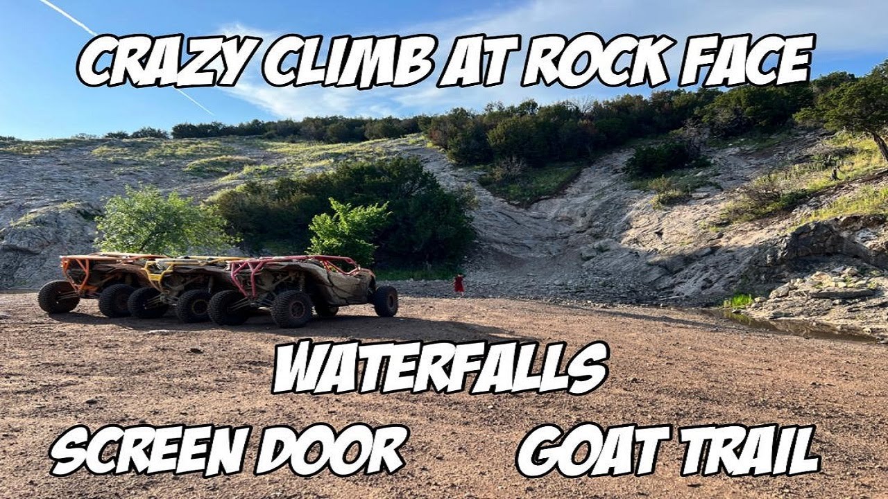 FIRST DAY AT CROSSBAR OFFROAD PARK | We Hit Rock Face | Goat | Screen Door | Waterfalls and More