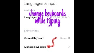 How to switch or change keyboards while typing | Easiest way screenshot 2