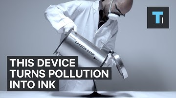 This device turns air pollution into ink