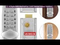 2 ‑ 4 Digits MiNi Mechanical  Lock Cabinet Indoor Outdoor Door Pass... — Top Rated 2026 | Buy Now!