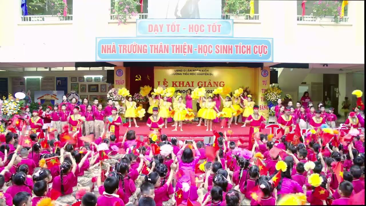 VĂN NGHỆ KHAI GIẢNG NĂM HỌC 2024-2025 - Hát Múa- Bài Ca Trường Tiểu Học Nguyễn Du