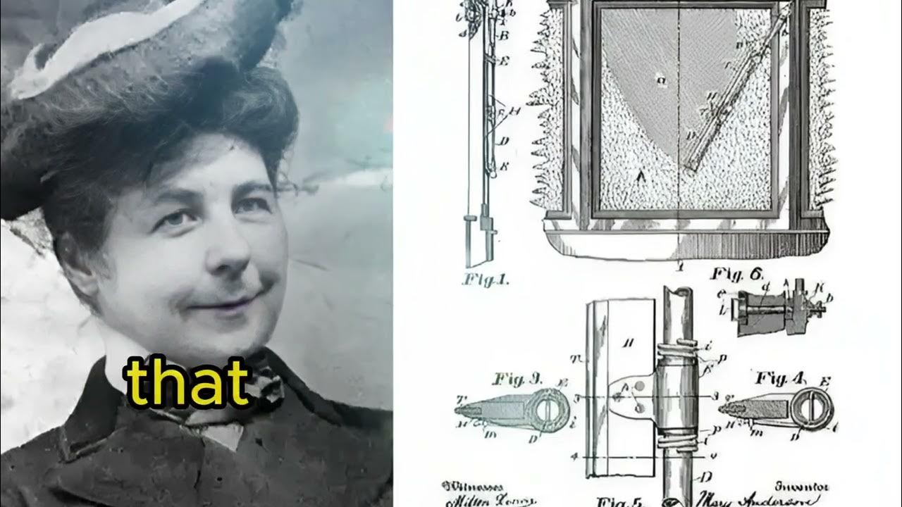 The woman who invented the windshield wiper subscribe YouTube