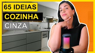 65 Ideias de Cozinha Cinza para Inspirar sua Reforma!