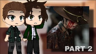 Supernatural Reacts To Carl Grimes Part 2 - Gacha Reacts Watch In 2X Speed