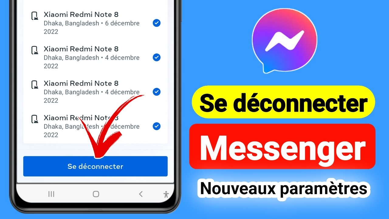 Comment se déconnecter de Messenger (2023) Se déconnecter du compte