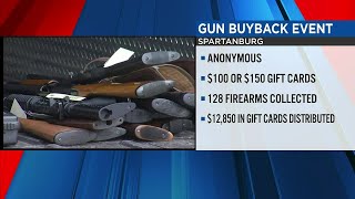 Over 100 guns collected during buyback event