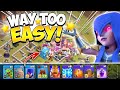 Effortless 3 Stars! TH12 Zap Quake Witch is the  Easiest TH12 Attack Strategy in Clash of Clans