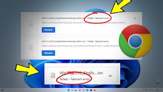 Fix Failed - Network Error in Google Chrome Download | How To Solve failed network error (3 Ways) ✔️