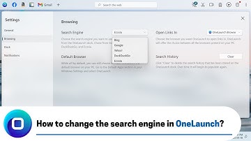How to change the search engine in OneLaunch? (2023 Edition)