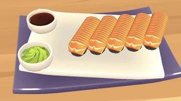 #shorts SUSHI ROLL 3D - Gameplay Walkthrough - Tutorial (IOS, Android) with  T GAME 01