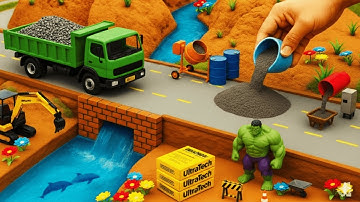 DIY Mini Machines For Science Project | Tractor, Truck, Road & Bridge Building STEM Idea!