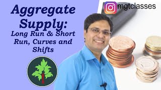 Aggregate Supply – Long Run & Short Run, Curves and Shifts (Hindi)