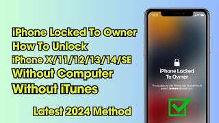 2024 Bypass iCloud Activation ! iPhone Locked To Owner How To Unlock iPhone X\/11\/12\/13\/14 Without PC