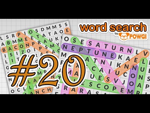 Word Search By Powgi #20 - Trofeos y puzzles en descripción -