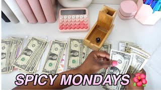 STEFS ON A BUDGET SPICY MINI MONDAYS | CASH STUFFING SAVING CHALLENGES | LOW INCOME