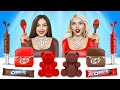 Rich chocolate vs broke real food challenge best food war with sweets by ratata brilliant