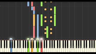 Yann Tiersen &amp; Shannon Wright - Pale White (Synthesia Tutorial)