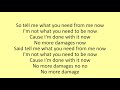 Tems - Damages (lyrics)