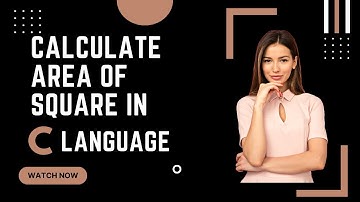 C Program to calculate area of square.