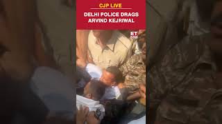 CJP Protest Live Updates: Arvind Kejriwal Dragged Out Of His House And Detained #shorts
