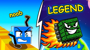 Upgrading NOOB to LEGEND in Draw Climber