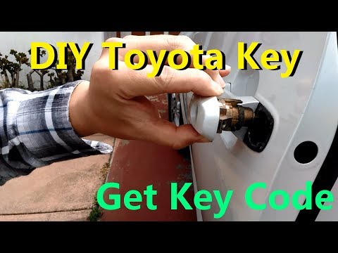 DIY Toyota Key(1/4)-How to get Toyota Key code