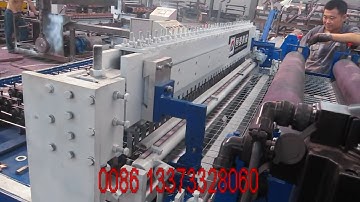 fully automatic welded wire mesh roll making machine,mesh roll discharge automatically