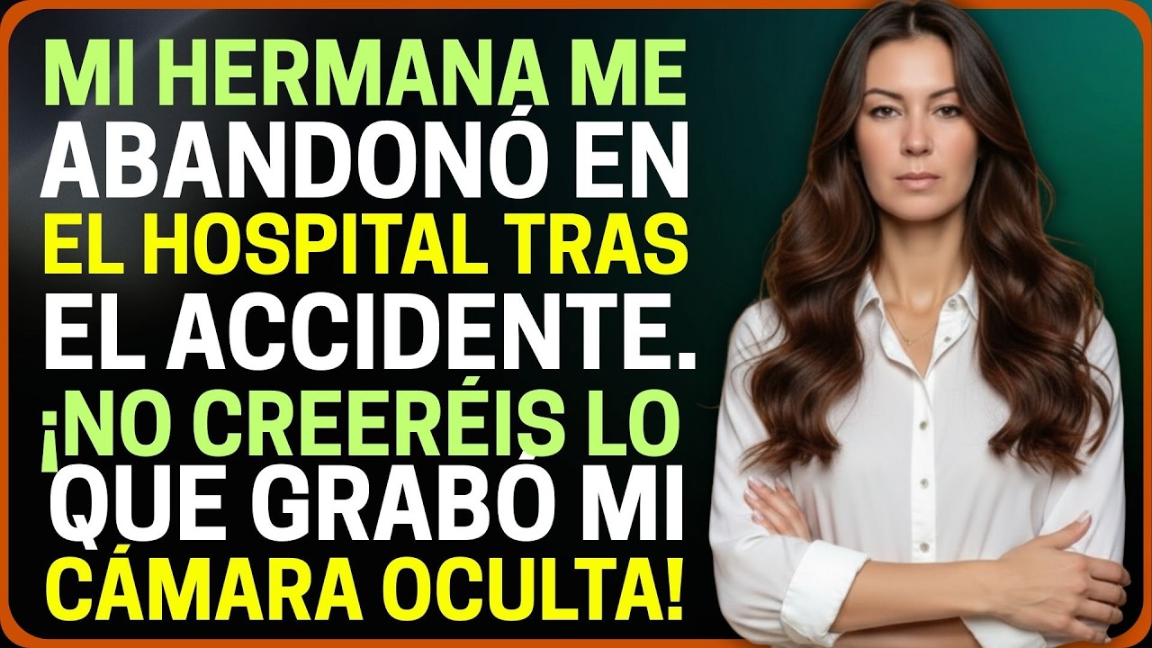 MI HERMANA ME ABANDONÓ EN EL HOSPITAL TRAS EL ACCIDENTE. ¡NO CREERÉIS LO QUE GRABÓ MI CÁMARA OCULTA!